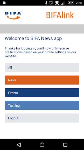 Run android online APK BIFA Link from MyAndroid or emulate BIFA Link using MyAndroid