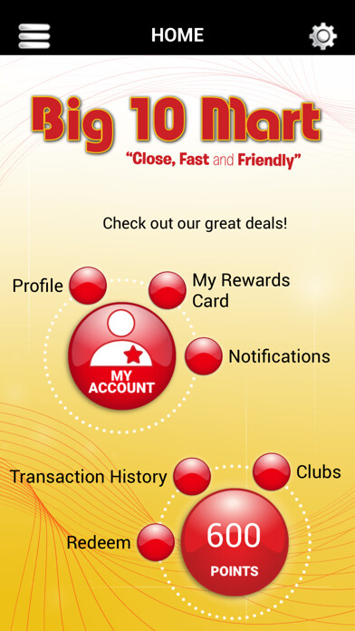 Emulate iPhone app Big 10 Mart Rewards using MyAndroid Emulate iPhone app Big 10 Mart Rewards using MyAndroid