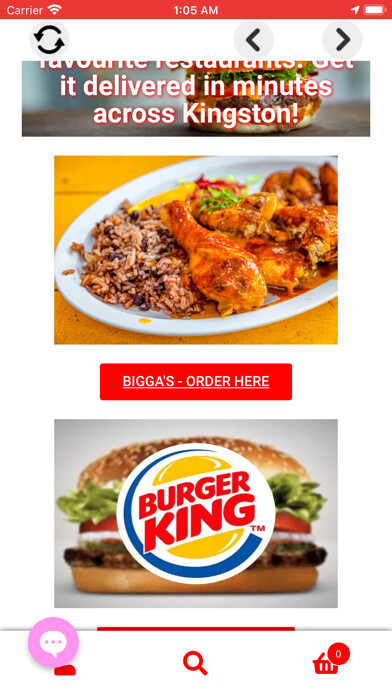 Emulate iPhone app Big 6 Delivery. using MyAndroid Emulate iPhone app Big 6 Delivery. using MyAndroid