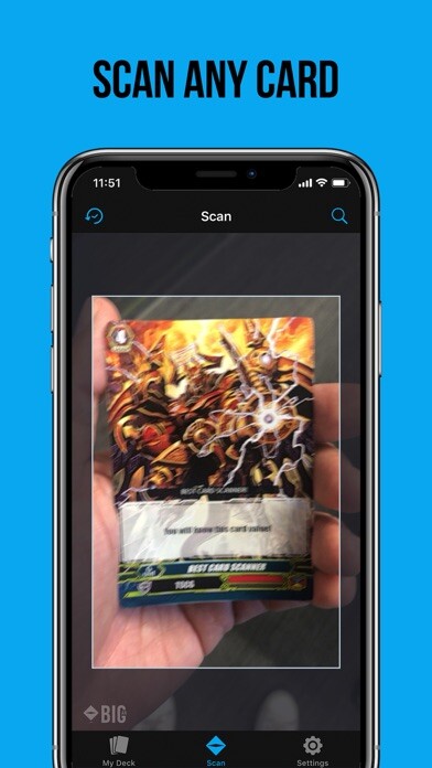 Emulate iPhone app BigAR - Vanguard Card Scanner using MyAndroid Emulate iPhone app BigAR - Vanguard Card Scanner using MyAndroid