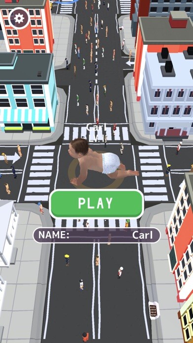 Emulate iPhone app Big Baby! using MyAndroid