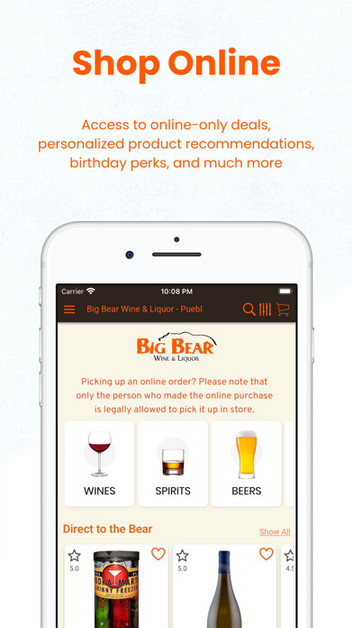 Emulate iPhone app Big Bear Liquor using MyAndroid Emulate iPhone app Big Bear Liquor using MyAndroid