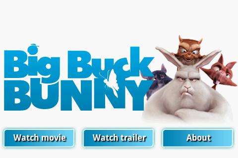 Emulate Android APK Big Buck Bunny Movie App