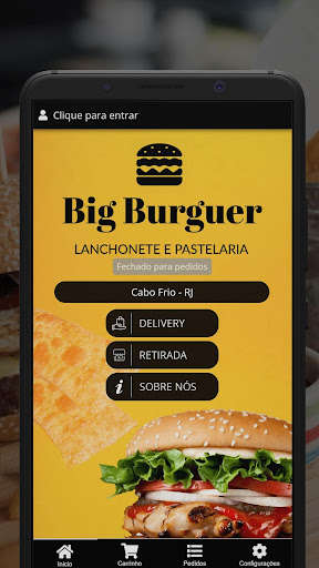 Run android online APK Big Burger Lanchonete e Pastelaria from MyAndroid or emulate Big Burger Lanchonete e Pastelaria using MyAndroid