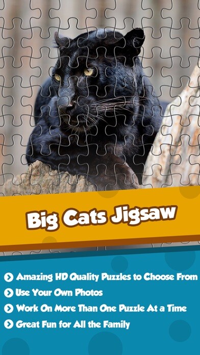 Emulate iPhone app Big Cats Puzzle Pro - Forge The Jigsaw From Unscrambled Pieces using MyAndroid Emulate iPhone app Big Cats Puzzle Pro - Forge The Jigsaw From Unscrambled Pieces using MyAndroid