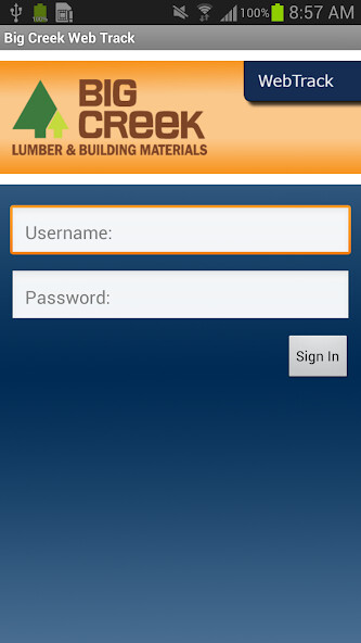 Emulate iPhone app Big Creek Web Track using MyAndroid Emulate iPhone app Big Creek Web Track using MyAndroid
