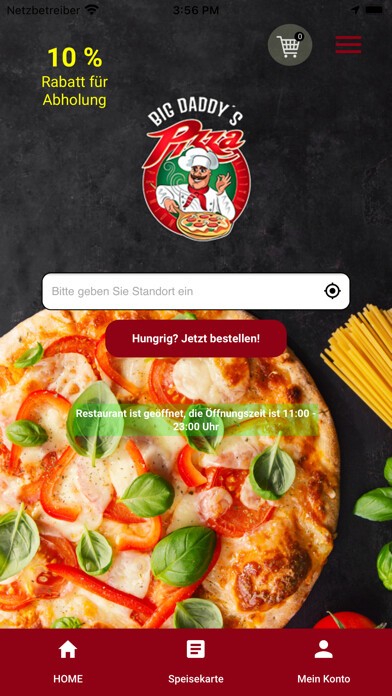 Emulate iPhone app Big Daddys Pizza using MyAndroid Emulate iPhone app Big Daddys Pizza using MyAndroid