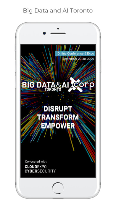 Emulate iPhone app Big Data and AI Toronto 2020 using MyAndroid Emulate iPhone app Big Data and AI Toronto 2020 using MyAndroid
