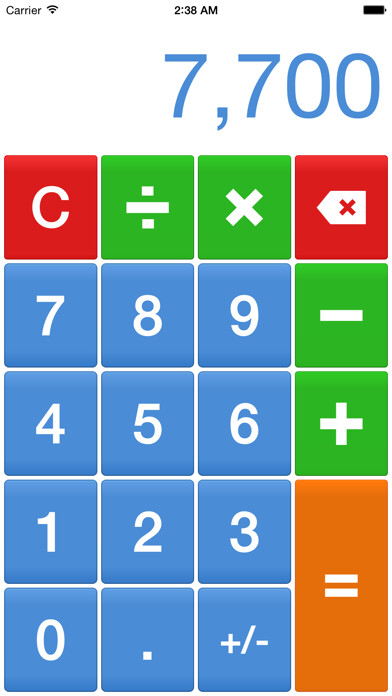 Emulate iPhone app Big Digits HD Calculator with Large Buttons using MyAndroid Emulate iPhone app Big Digits HD Calculator with Large Buttons using MyAndroid