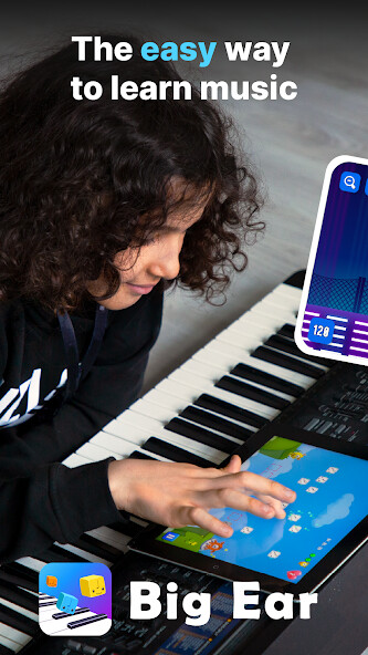 Emulate iPhone app Big Ear - Learn & Make Music! using MyAndroid