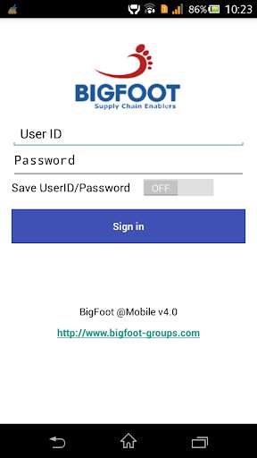 Run android online APK Bigfoot APP from MyAndroid or emulate Bigfoot APP using MyAndroid
