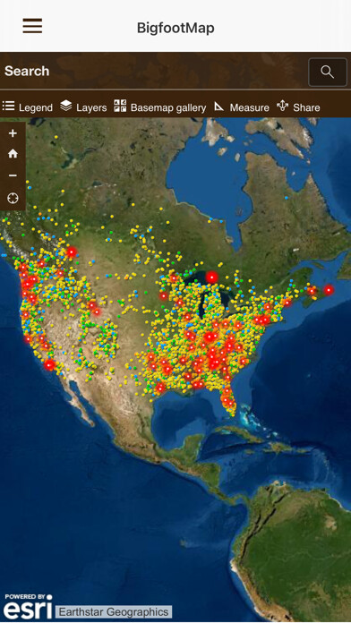 Emulate iPhone app BigfootMap using MyAndroid
