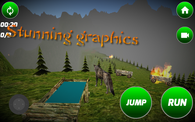 Emulate Android APK Big Forest Wolf Simulator