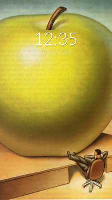 Emulate Android APK Big Green Apple Wall Lock Emulate Android APK Big Green Apple Wall Lock