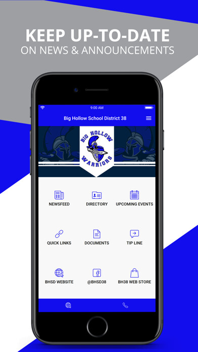 Emulate iPhone app Big Hollow School District 38 using MyAndroid Emulate iPhone app Big Hollow School District 38 using MyAndroid