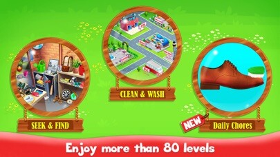 Emulate iPhone app Big Home Cleanup and Wash using MyAndroid