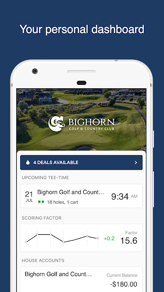 Run android online APK Bighorn Golf  Country Club from MyAndroid or emulate Bighorn Golf  Country Club using MyAndroid
