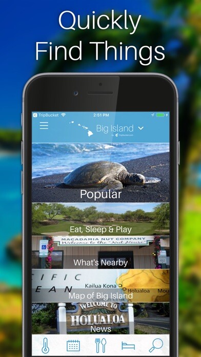 Emulate iPhone app Big Island by TripBucket using MyAndroid Emulate iPhone app Big Island by TripBucket using MyAndroid