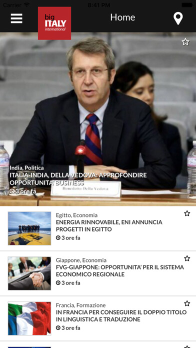 Emulate iPhone app bigItaly using MyAndroid Emulate iPhone app bigItaly using MyAndroid