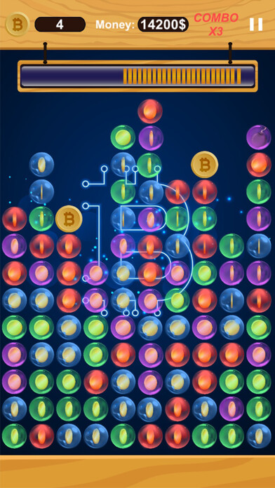 Emulate iPhone app Big Money - Bitcoin Mining using MyAndroid