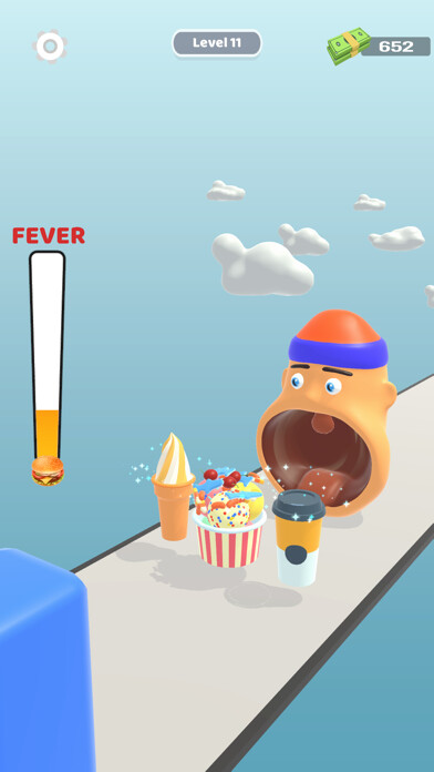 Emulate iPhone app Big Mouth Run using MyAndroid