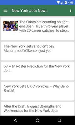 Emulate Android APK BIG NYJ Football News