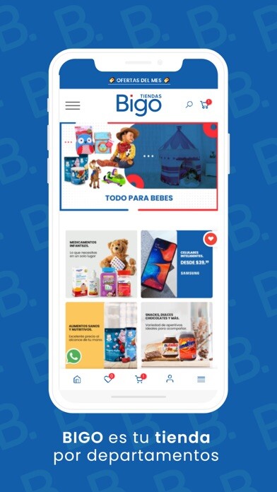 Emulate iPhone app Bigo Tiendas using MyAndroid