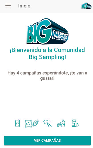 Run android online APK Big Sampling from MyAndroid or emulate Big Sampling using MyAndroid