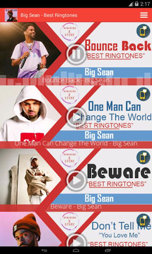 Run android online APK Big Sean - Best Ringtones from MyAndroid or emulate Big Sean - Best Ringtones using MyAndroid