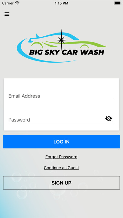 Emulate iPhone app Big Sky Car Wash using MyAndroid Emulate iPhone app Big Sky Car Wash using MyAndroid