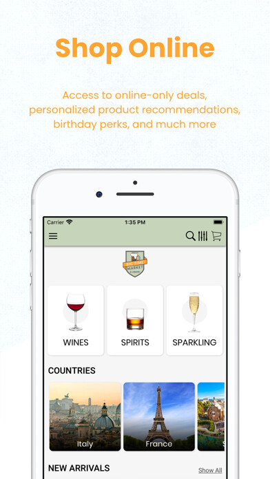 Emulate iPhone app Big Time Market & Liquor using MyAndroid