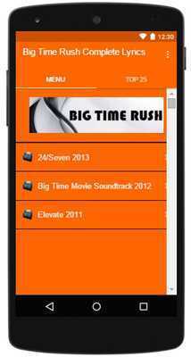 Emulate Android APK Big Time Rush Complete Lyrics Emulate Android APK Big Time Rush Complete Lyrics