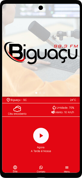 Run android online APK Biguaçu FM from MyAndroid or emulate Biguaçu FM using MyAndroid