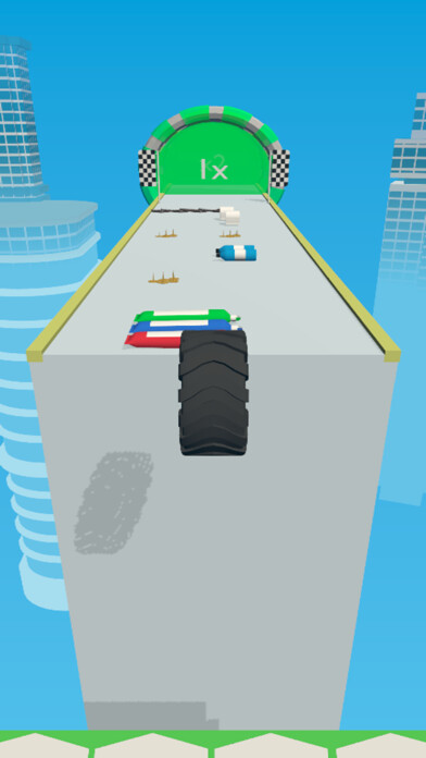 Emulate iPhone app Big Wheel Runner using MyAndroid