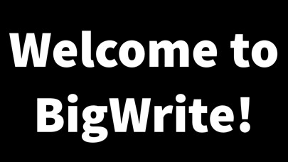 Emulate iPhone app BigWrite using MyAndroid