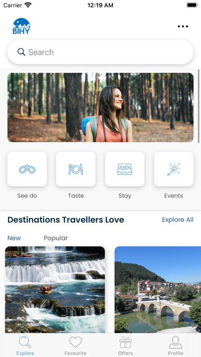 Emulate iPhone app Bihy by tourismbih.com using MyAndroid Emulate iPhone app Bihy by tourismbih.com using MyAndroid