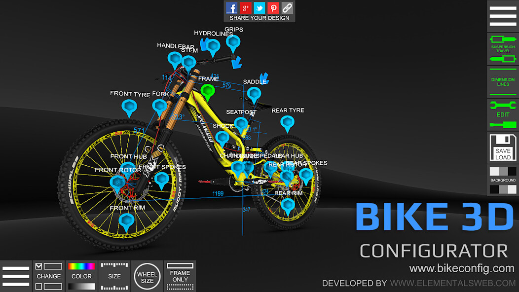 Emulate iPhone app Bike 3D Configurator using MyAndroid Emulate iPhone app Bike 3D Configurator using MyAndroid