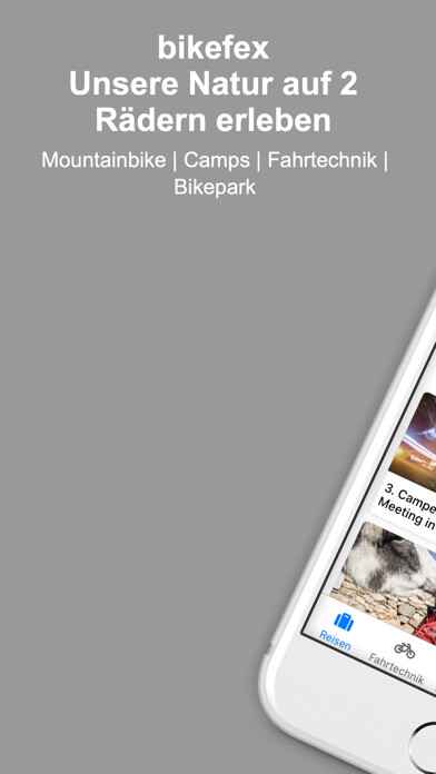 Emulate iPhone app Bikefex - Mountainbike Reisen using MyAndroid Emulate iPhone app Bikefex - Mountainbike Reisen using MyAndroid