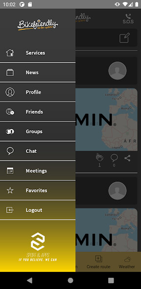Run android online APK Bike Friendly from MyAndroid or emulate Bike Friendly using MyAndroid