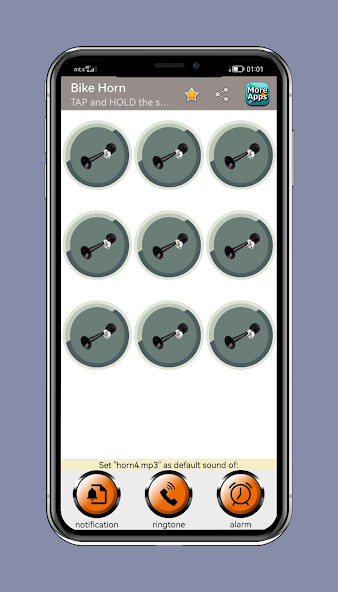 Run android online APK Bike Horn from MyAndroid or emulate Bike Horn using MyAndroid
