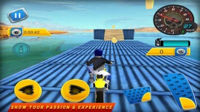 Emulate iPhone app Bike Impossible-Stunt Moto Cra using MyAndroid