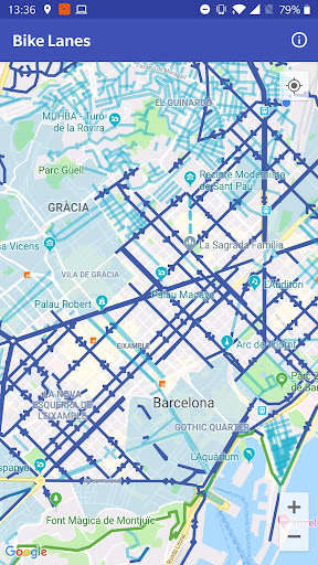 Run android online APK Bike Lanes Barcelona from MyAndroid or emulate Bike Lanes Barcelona using MyAndroid