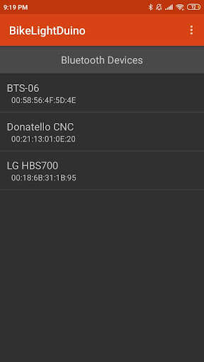 Run android online APK BikeLightDuino from MyAndroid or emulate BikeLightDuino using MyAndroid