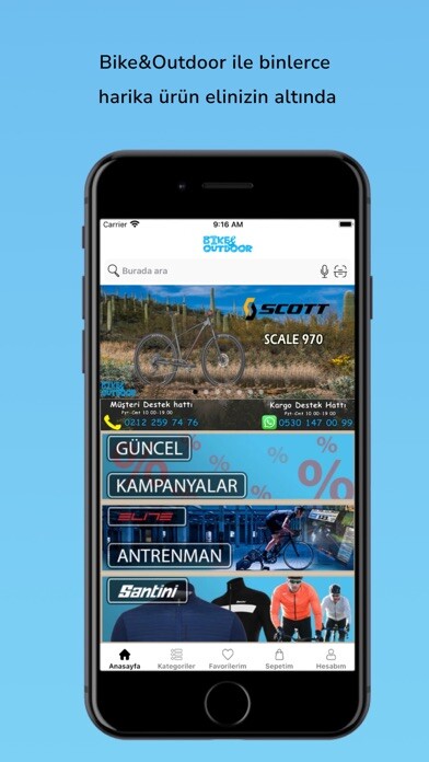 Emulate iPhone app Bike & Outdoor using MyAndroid