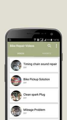 Emulate Android APK Bike Repair Videos