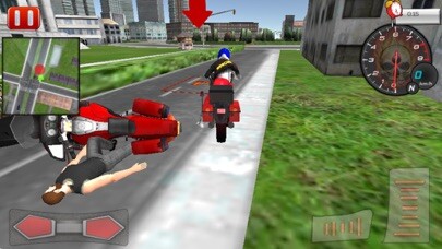 Emulate iPhone app Bike Rider Ambulance Rescue using MyAndroid