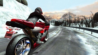 Emulate iPhone app Bike Rider - Frozen Highway Rally Race Free using MyAndroid