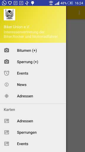 Run android online APK Biker Union e.V. from MyAndroid or emulate Biker Union e.V. using MyAndroid