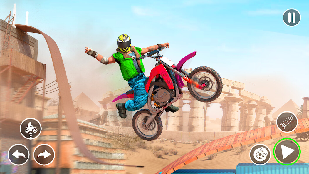 Run android online APK Bike Stunt Game: Dirt Bike 3D from MyAndroid or emulate Bike Stunt Game: Dirt Bike 3D using MyAndroid