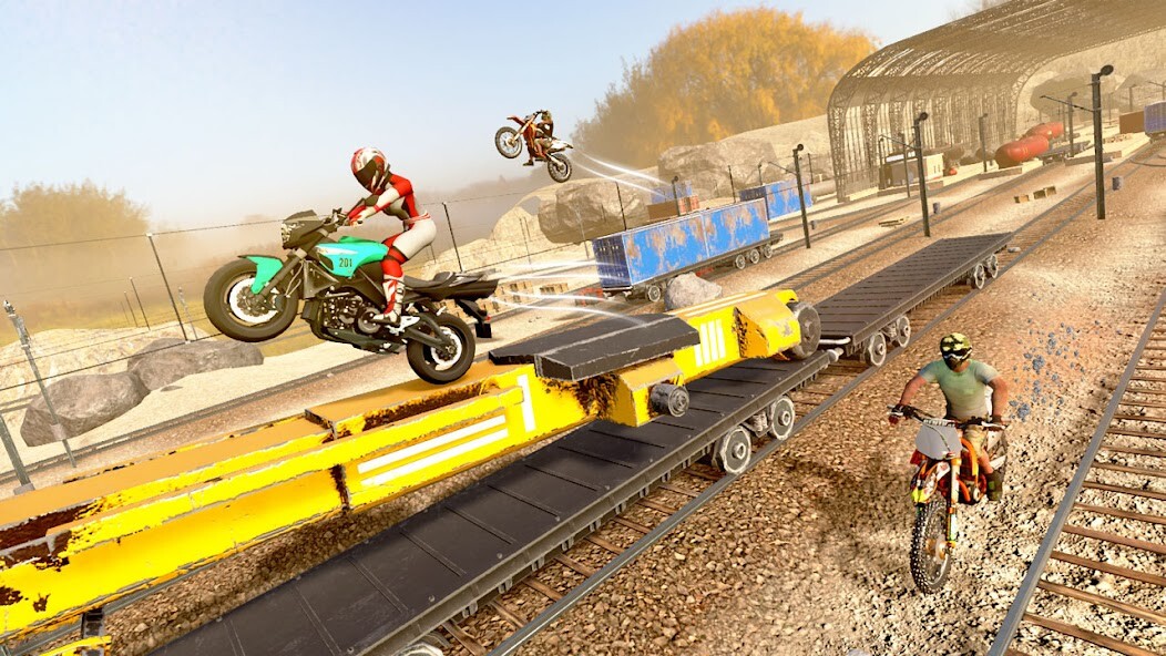 Run android online APK bike stunt- motorcycle game from MyAndroid or emulate bike stunt- motorcycle game using MyAndroid